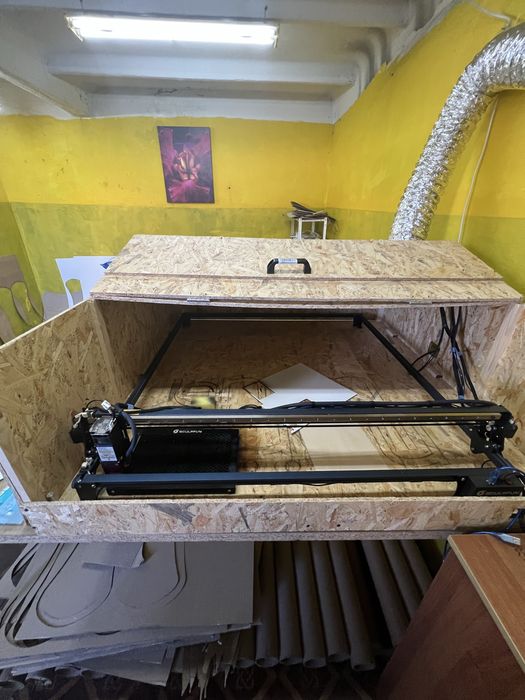 Лазер для резки и гравировки с поверхностью 100/100