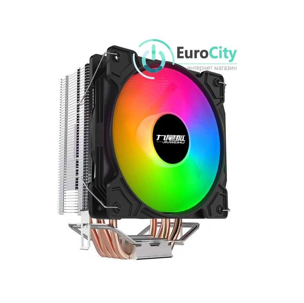 Охлаждение к процессору Jiuweihu 4T-RGB-PWM 4-pin (TDP-130 Вт)