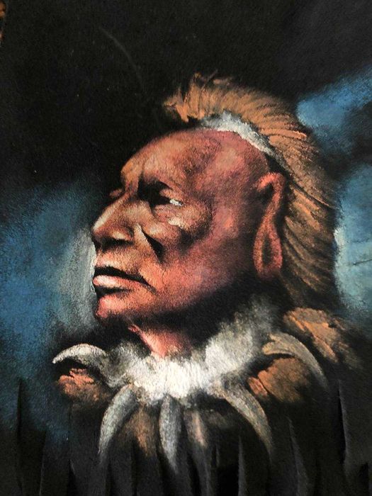 Винтажная замшевая сумка ручной работы из Перу