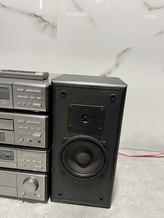 Wieża Denon wzmacniacz, radio, kaseta, CD, kolumny/Komis Krzysiek