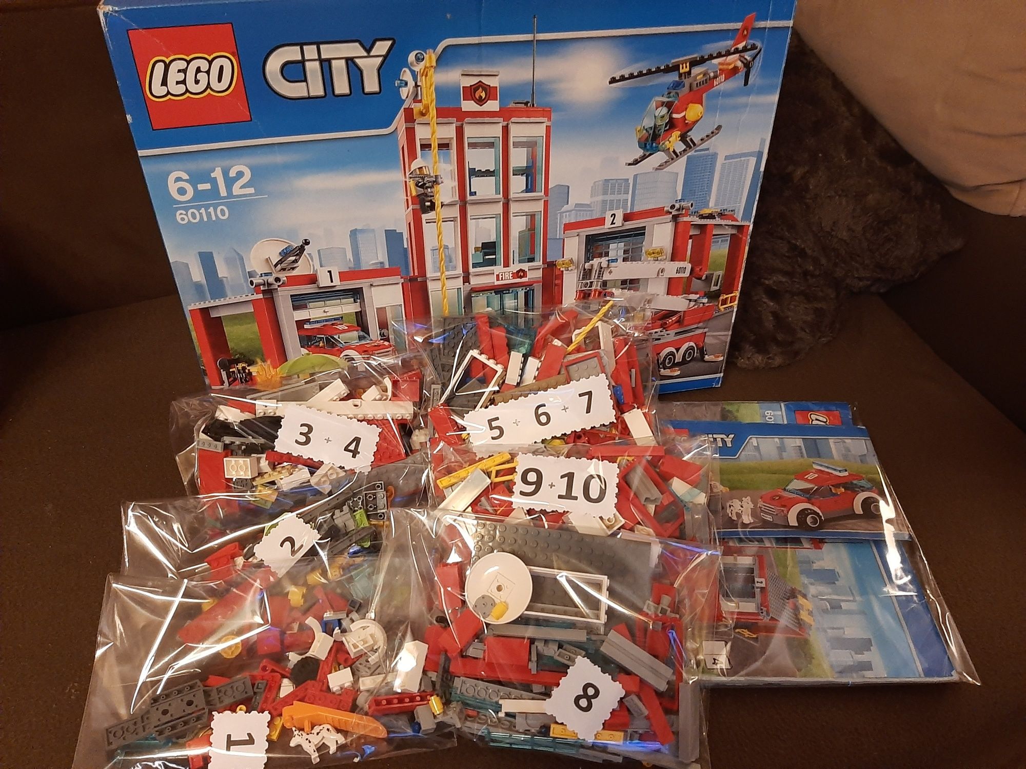 Lego City 60110 - jak nowa, najlepsza remiza straż