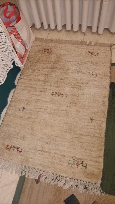 Tapete de lã de carneiro