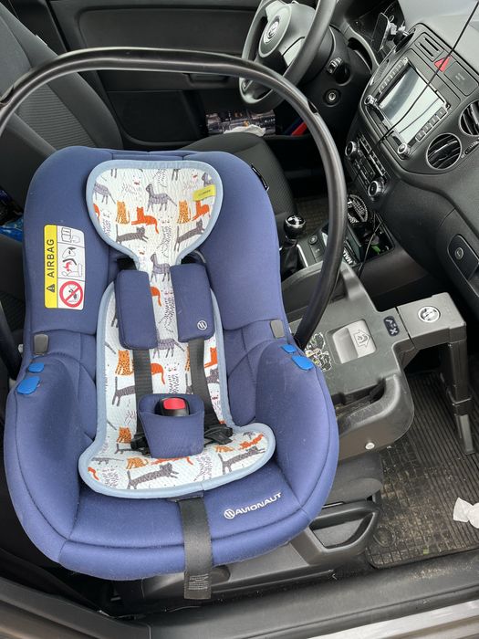 Fotelik samochodowy isofix baza  avionaut pixel granat aero wkladka
