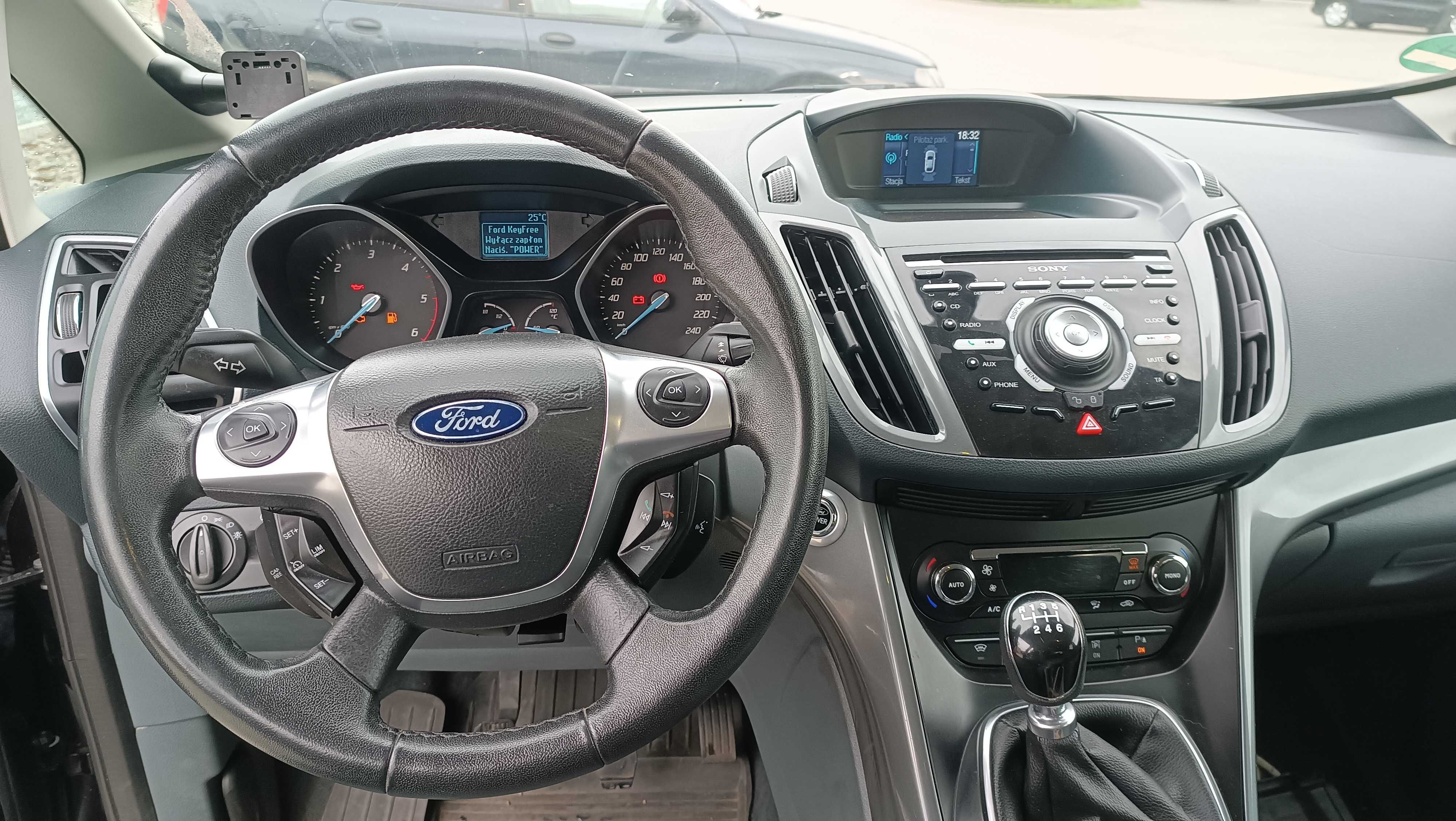 Ford Grand C-Max 2.0 Tdci Titanium 7 osób Sony Czujniki Bliss Hak 12