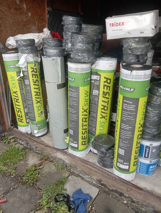Resitrix skw, klej fg35, i inne akcesoria dekarkie