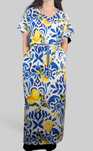 Auri Lili nowa letnia sukienka maxi Iszwara w cytryny 2XL