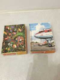 Puzzle - zestaw z samolotem 500 i zestaw drugi 200