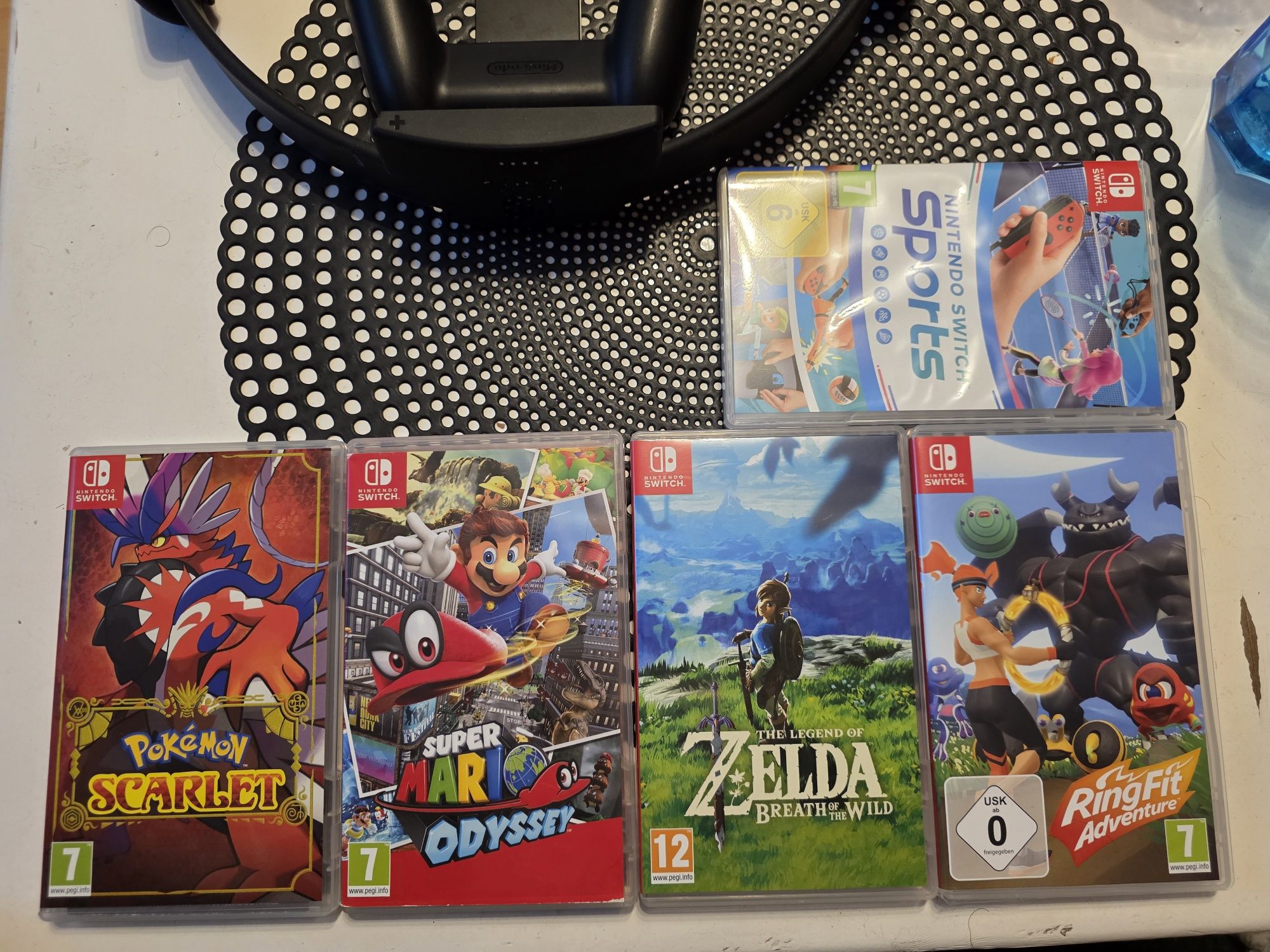 Nintendo Switch Oled Model Splatoon 3 Edycja + zestaw gier