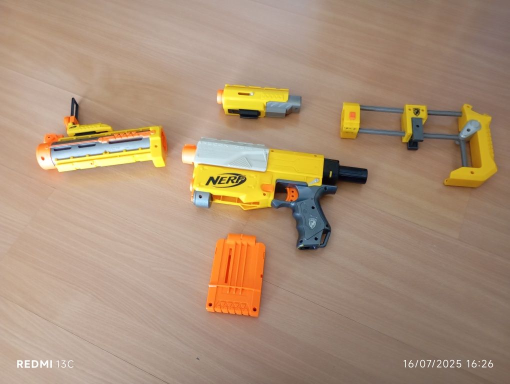 Pistola/espingarda nerf crianca