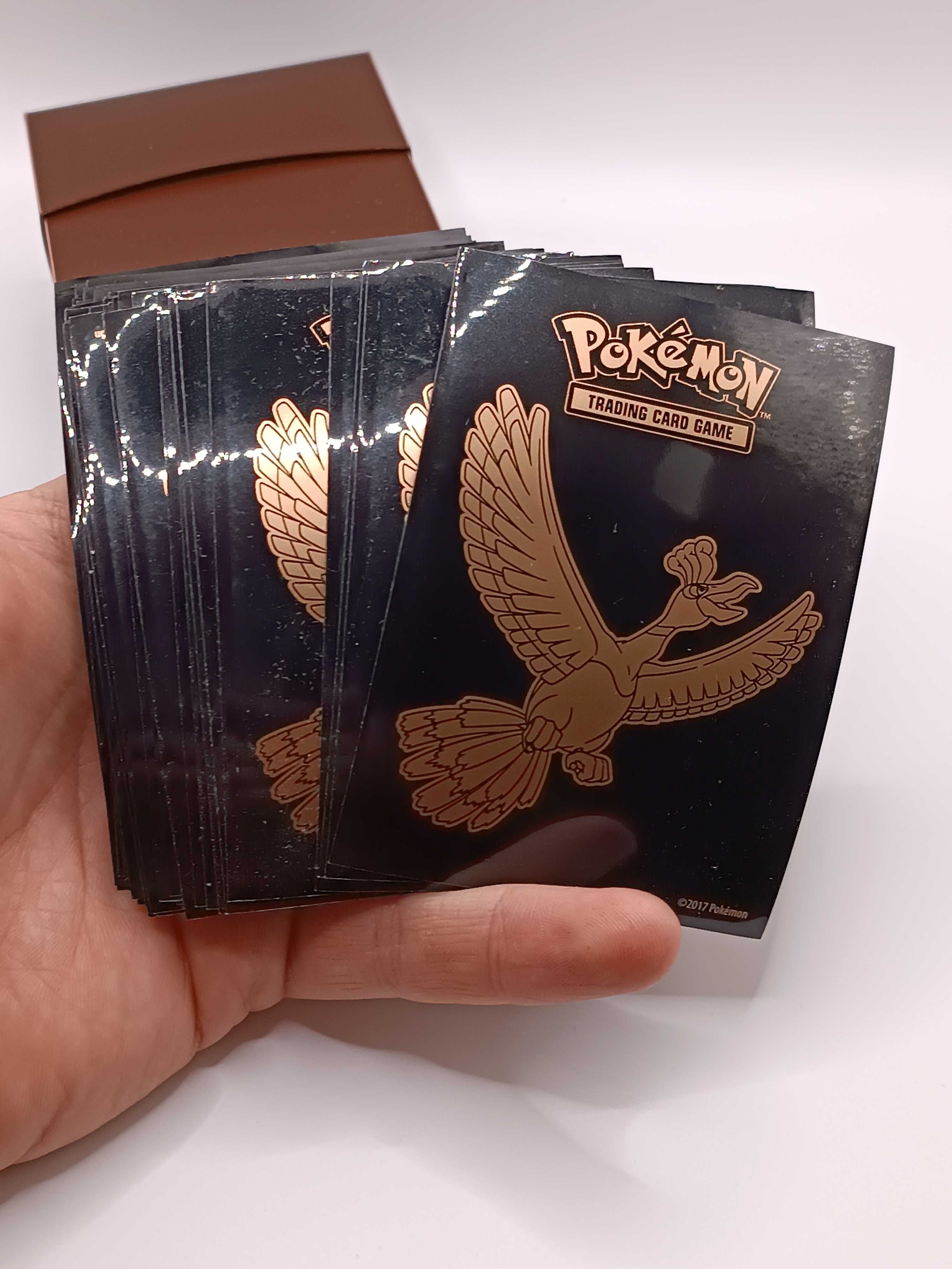 Koszulki na karty pokemon 60szt oryginalne + deck box ultra pro