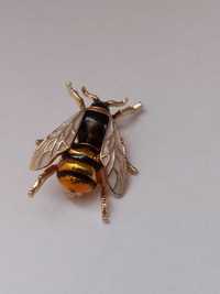 Брошка бджола брошь бджілка брошка емаль пін насекомое комаха пчела