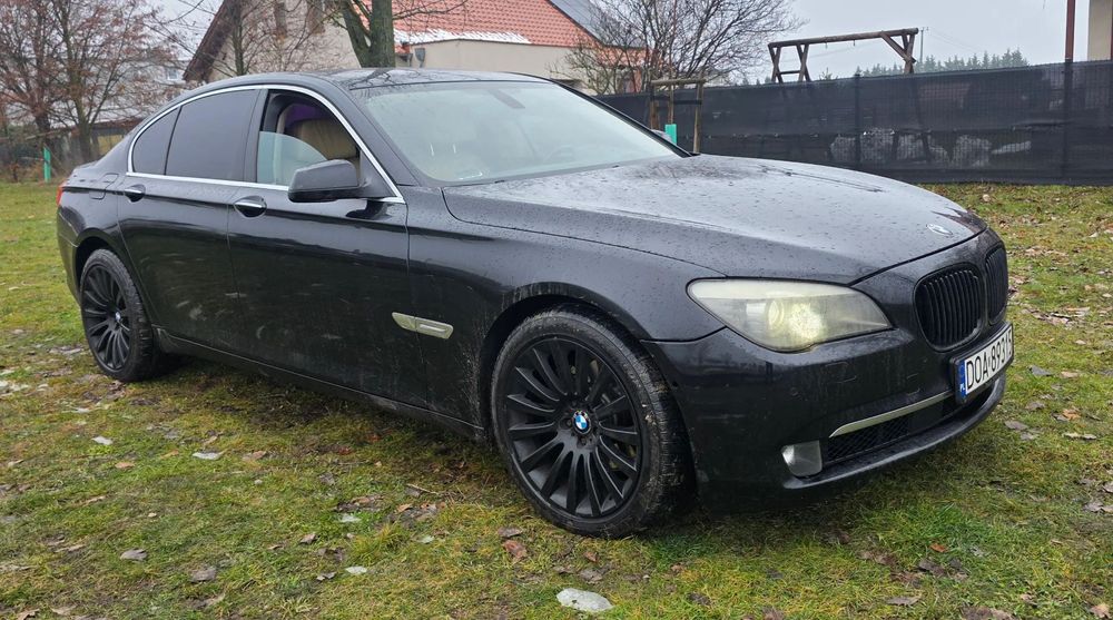 BMW Seria 7 730D F01 245KM - 2009R  Czarna / Ładna limuzyna !