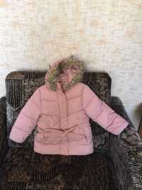 kurtka pikowana zimowa dziewczęca rozmiar 92