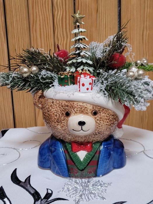 Kompozycja bożonarodzeniowa.