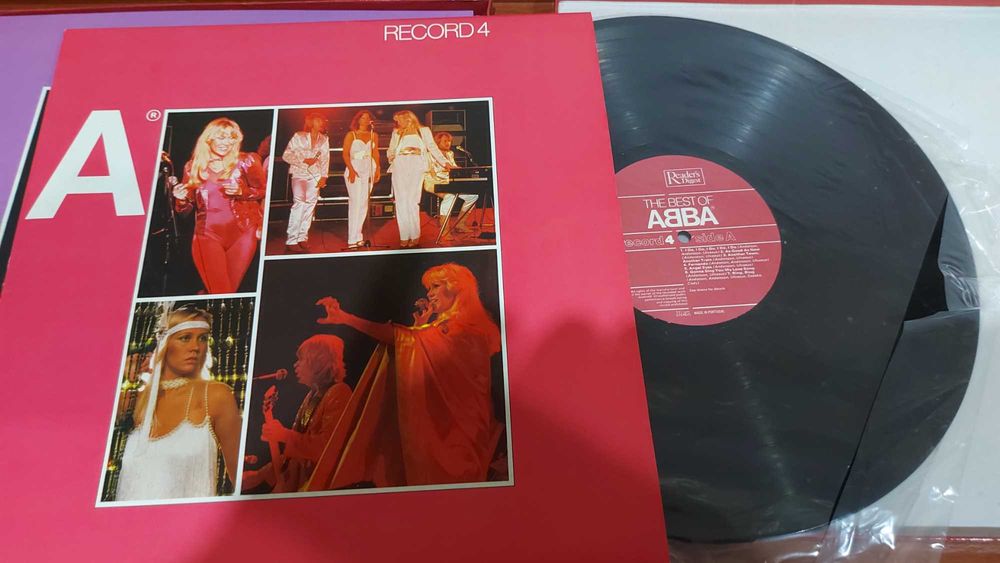Box Vinil ABBA – The Best of ABBA (Edição Reader’s Digest, 4 LPs, PT)