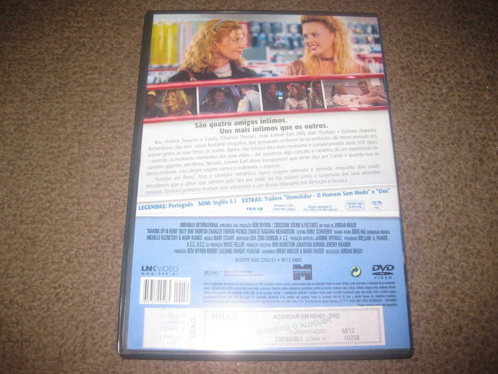 DVD "Acordar em Reno" com Patrick Swayze