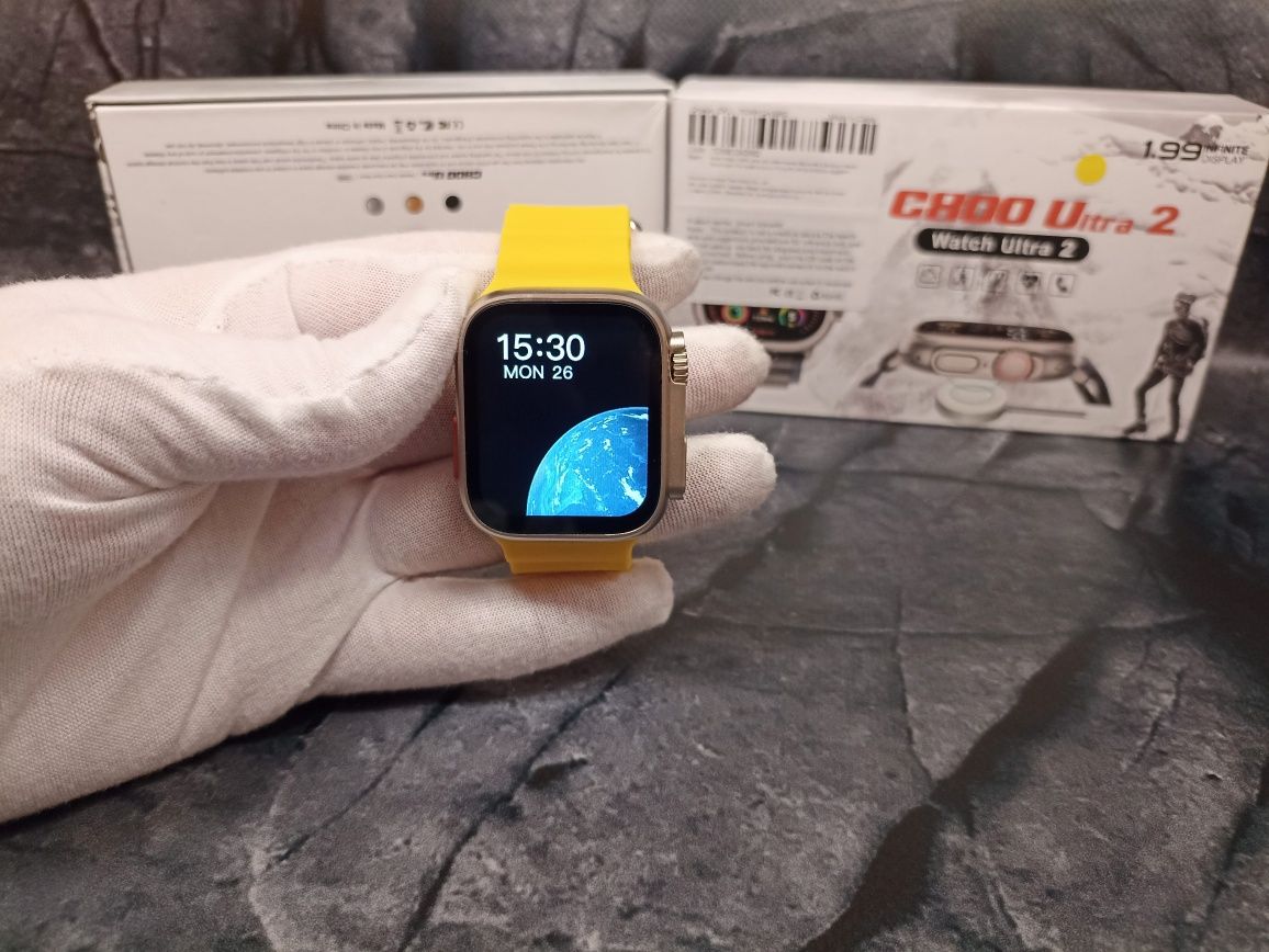 Часи Watch Ultra, смарт годинник C800, чіткий екран, безпровідна заряд