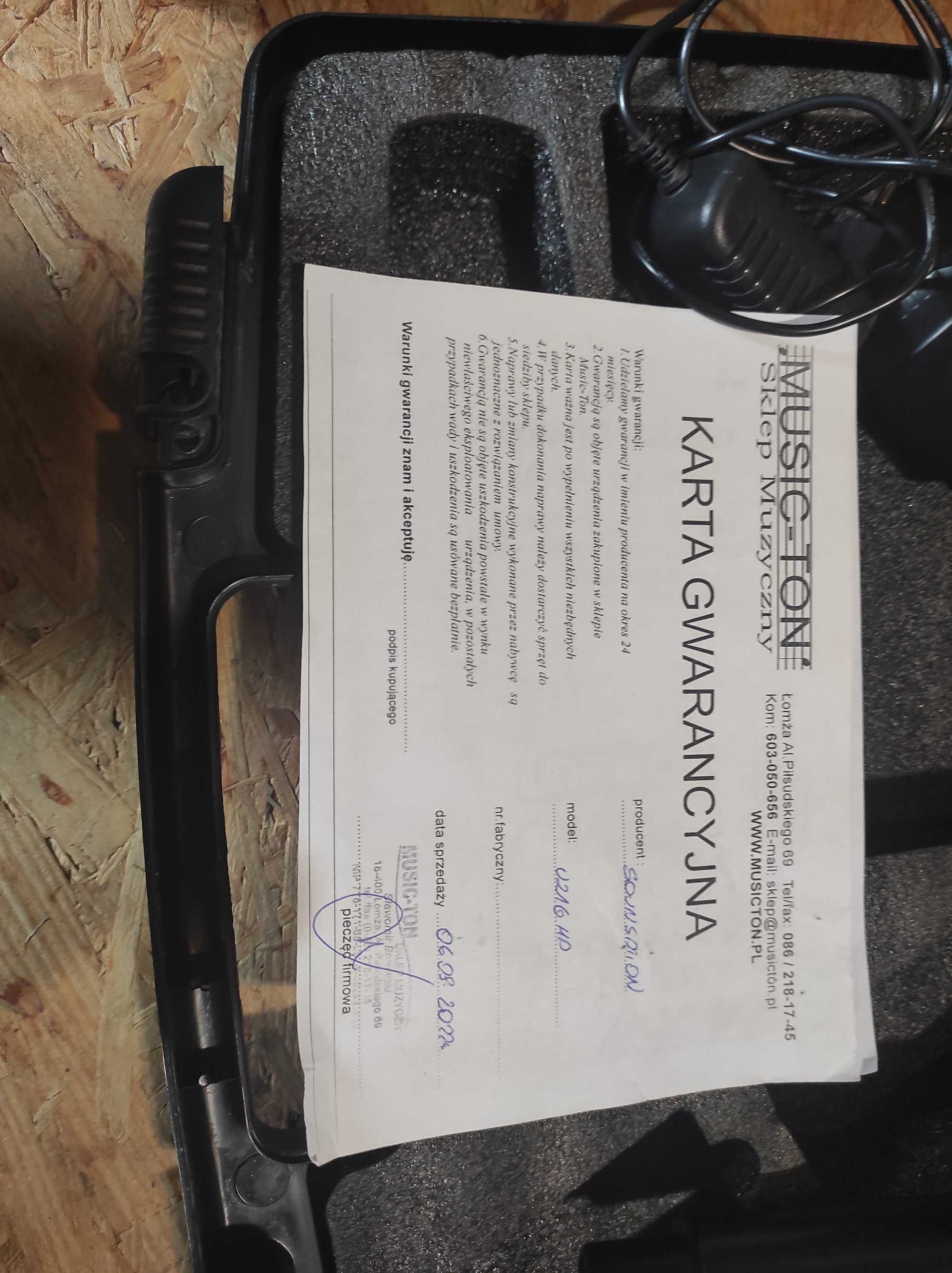 Soundsation WF-U216HP - system bezprzewodowy UHF 520-550MHz