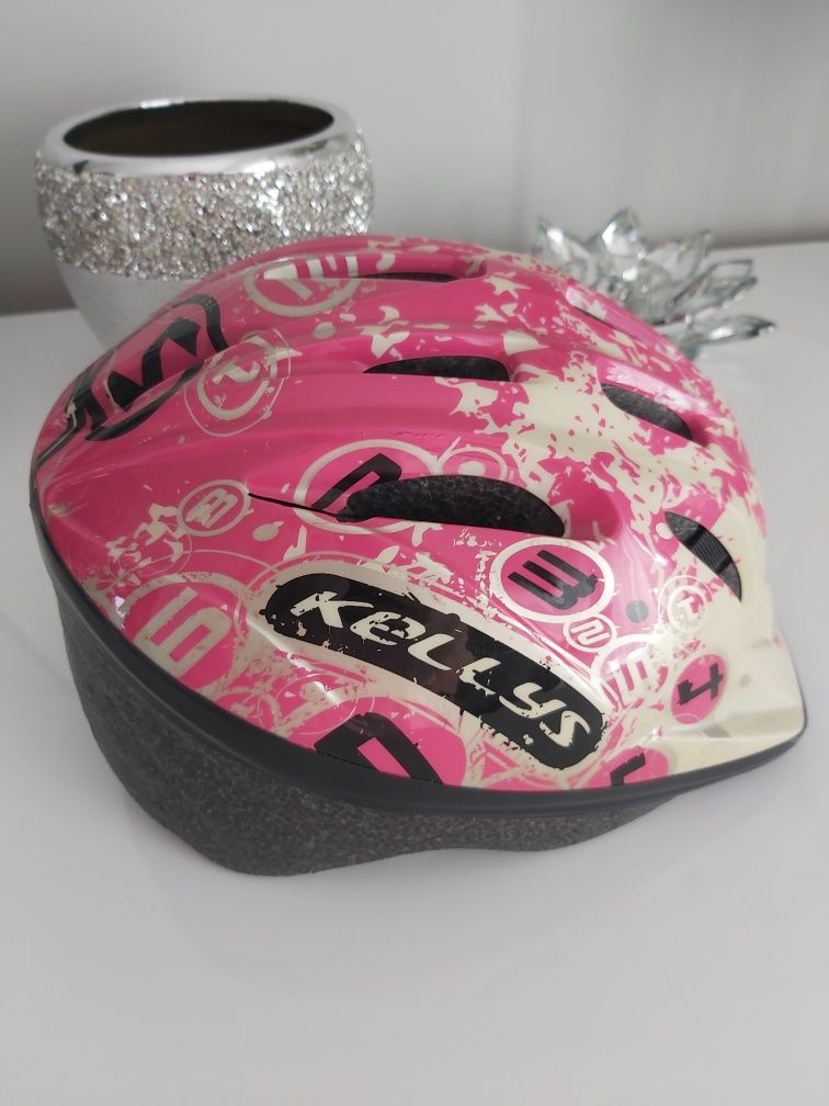 Kask rowerowy dla dziewczynki 47 - 51 cm XS S lekki