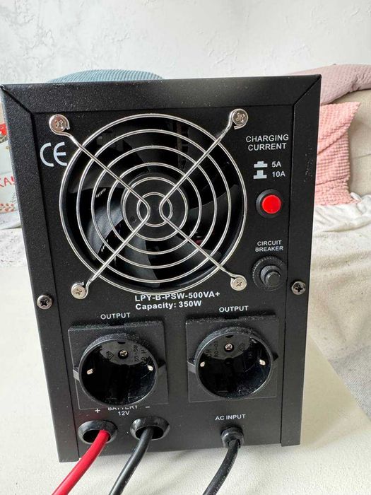 Безперебійник LogicPower LPY-500VA (чиста синусоіда) +AGM 12V 40Ah