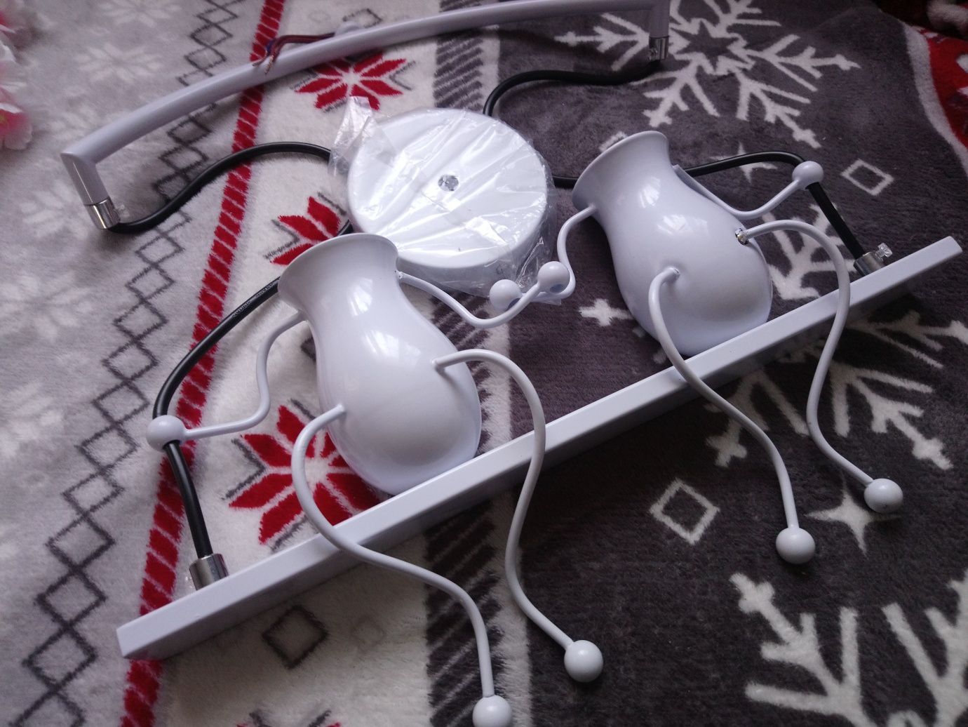 Lampa sufitowa ławeczka zakochanych