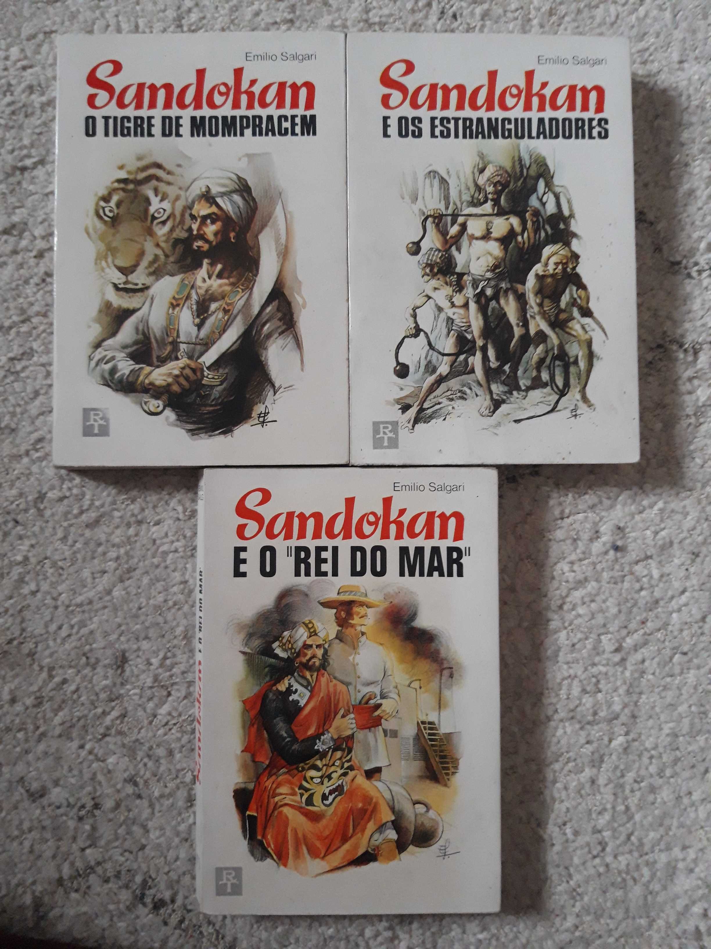 Livros Sandokan - Emilio Salgari