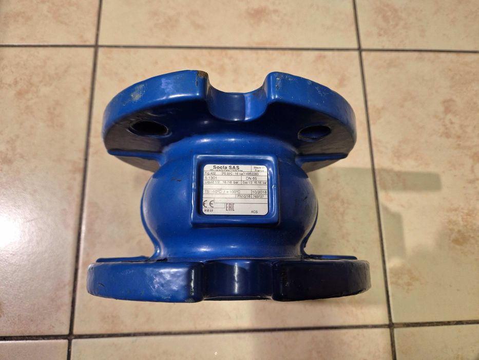 Zawór zwrotny kołnierzowy SOCLA typ 402 DN65