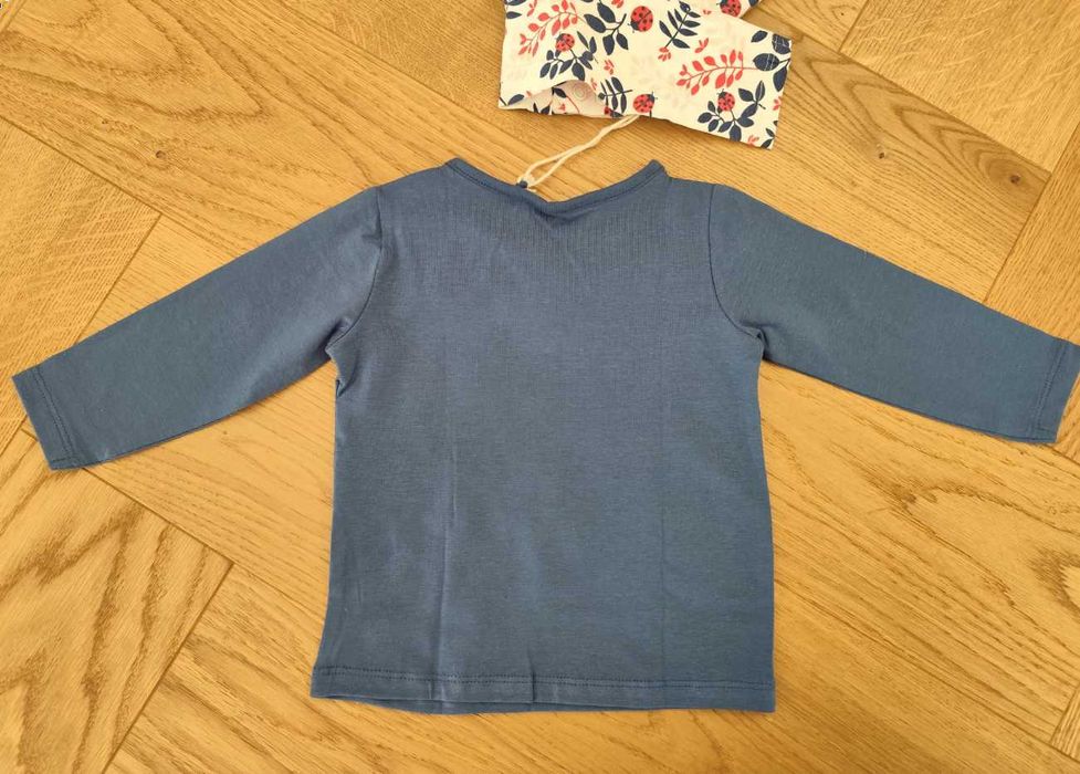 Zestaw 2szt- bluzki nowa bluzka niemowlęca 62/68 długi rękaw dziewcz