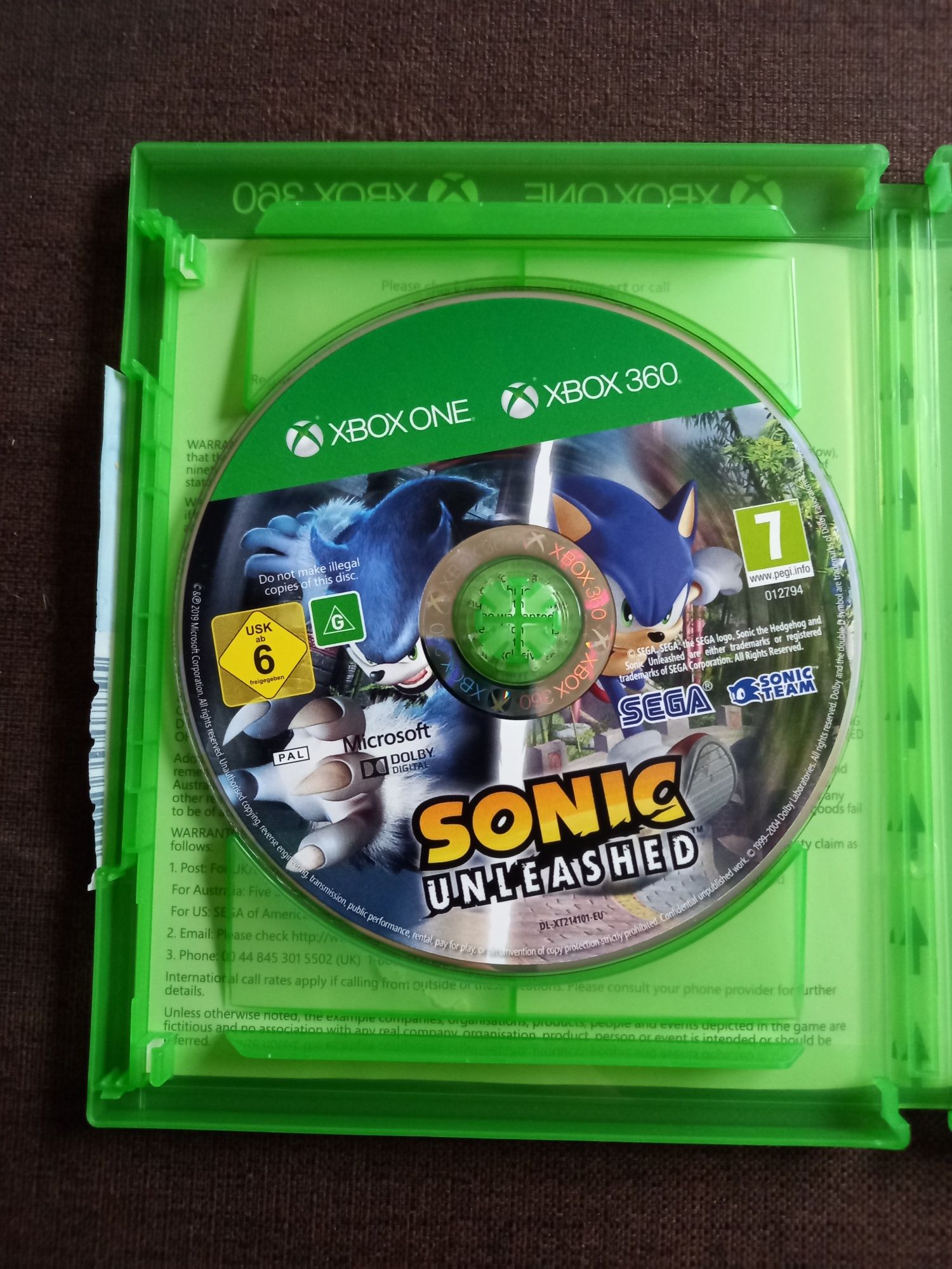 Gra Sonic Unleashed na xbox 360 xbox one