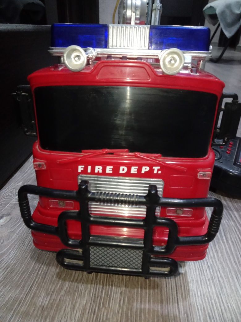 Пожарная машина на управлении