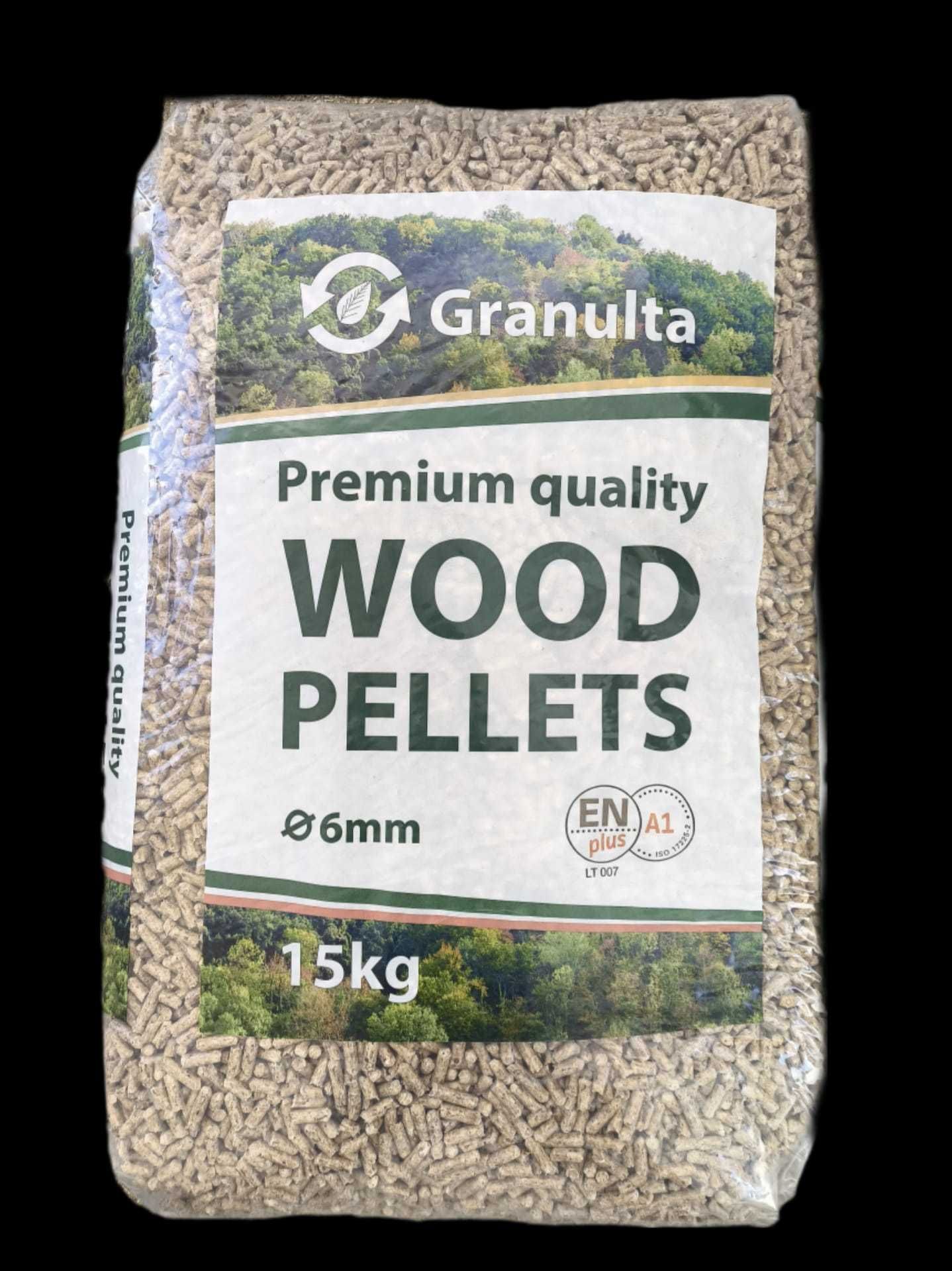 Pellet GRANULTA 6mm Certyfikat A1 EN plus - Wierzbica + Gratis