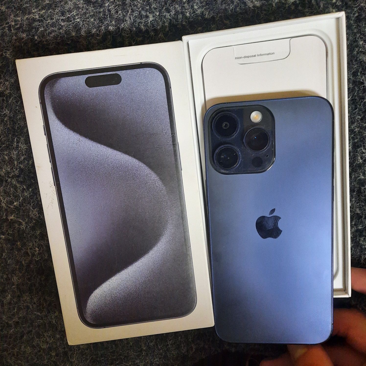 Новий Apple iPhone 15 Pro Max 1 ТБ Blue Titanium