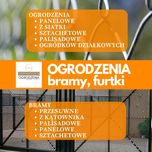 Ogrodzenia PANELOWE, z siatki, BRAMY i furtki. Kompleksowo, z montażem