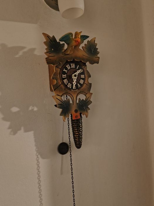 drewno zegar scienny dla dzieći