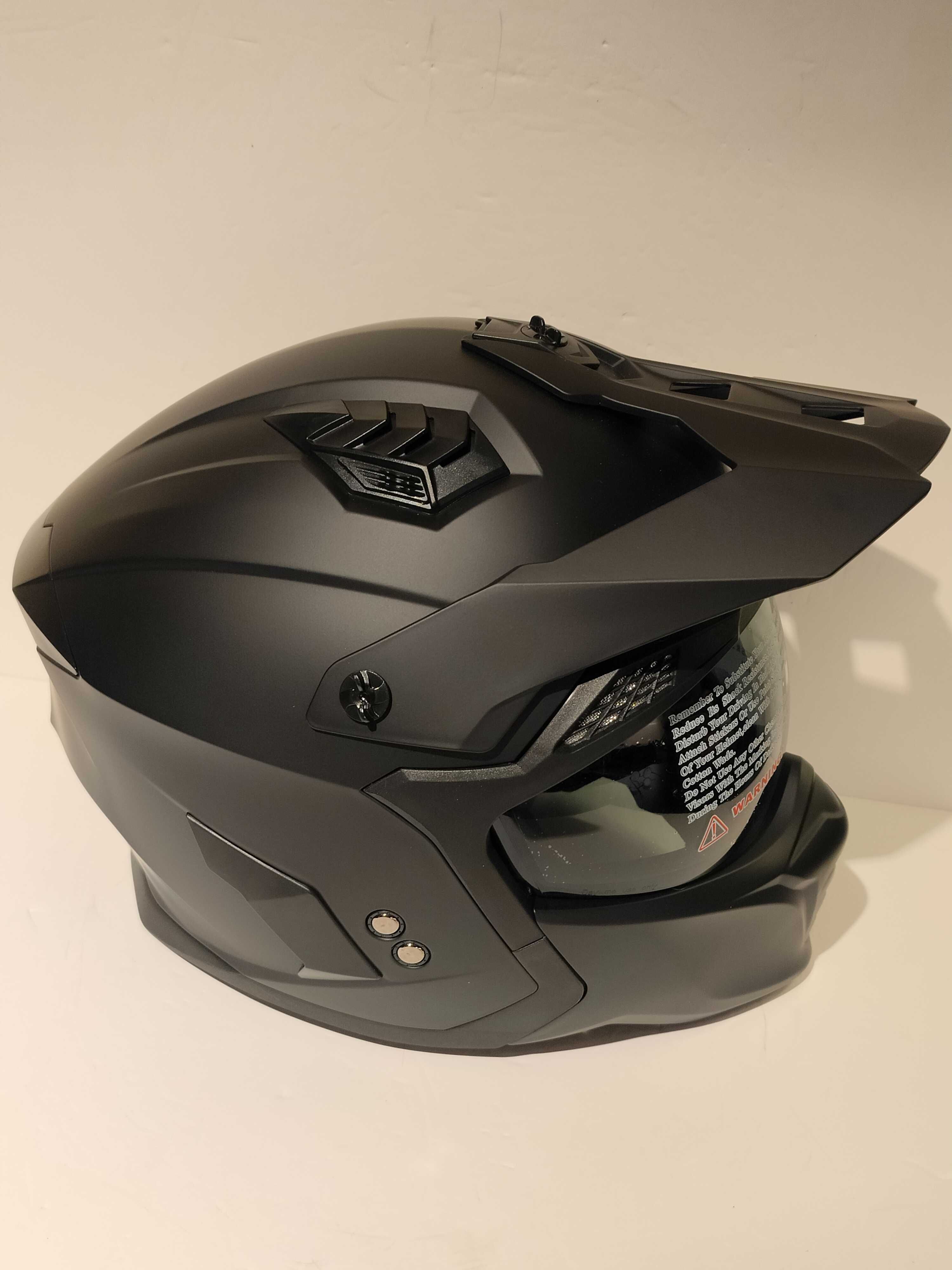 Capacete jet ADV modular mota scooter novo