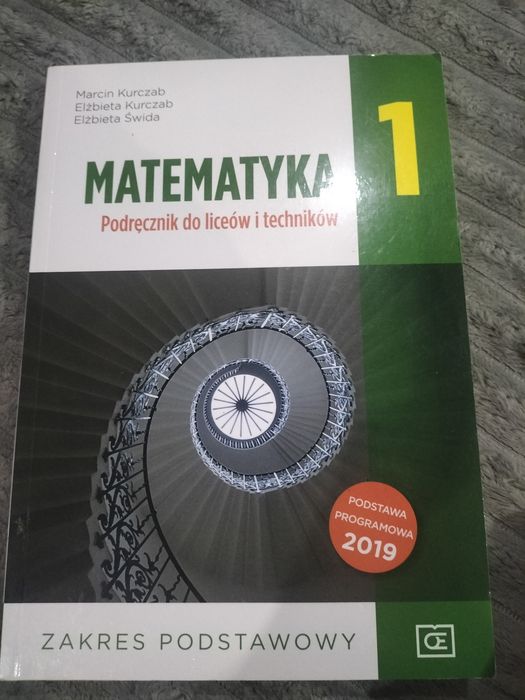 Matematyka 1 podręcznik zakres podstawowy
