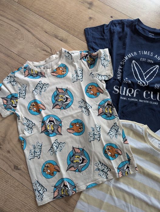 Zestaw 5szt T-shirt dla chłopca z Sinsay rozm 140