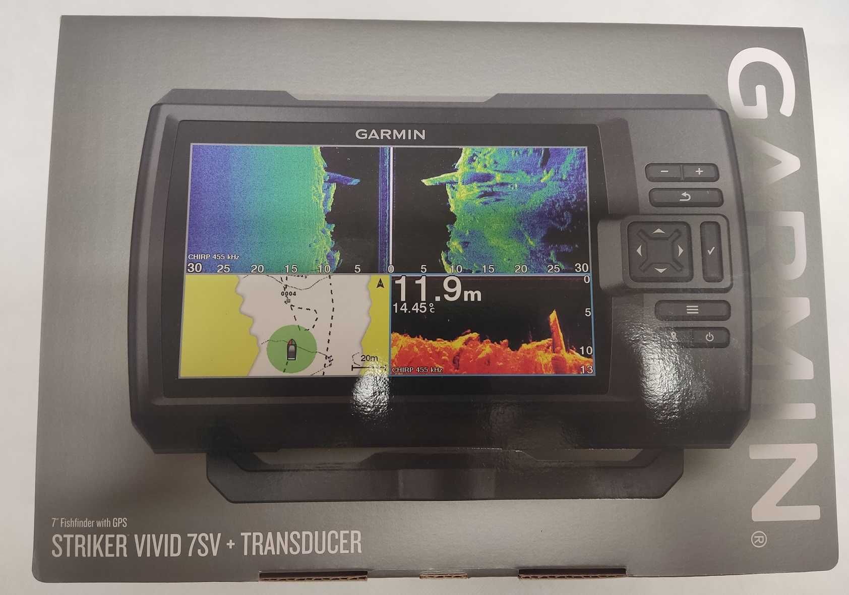 Garmin Echosonda Striker Vivid 7SV + Przetwornik GT52 GPS Gorzów Wlkp.
