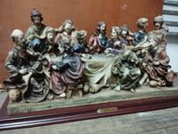 Moldura ceia de Cristo em resina
