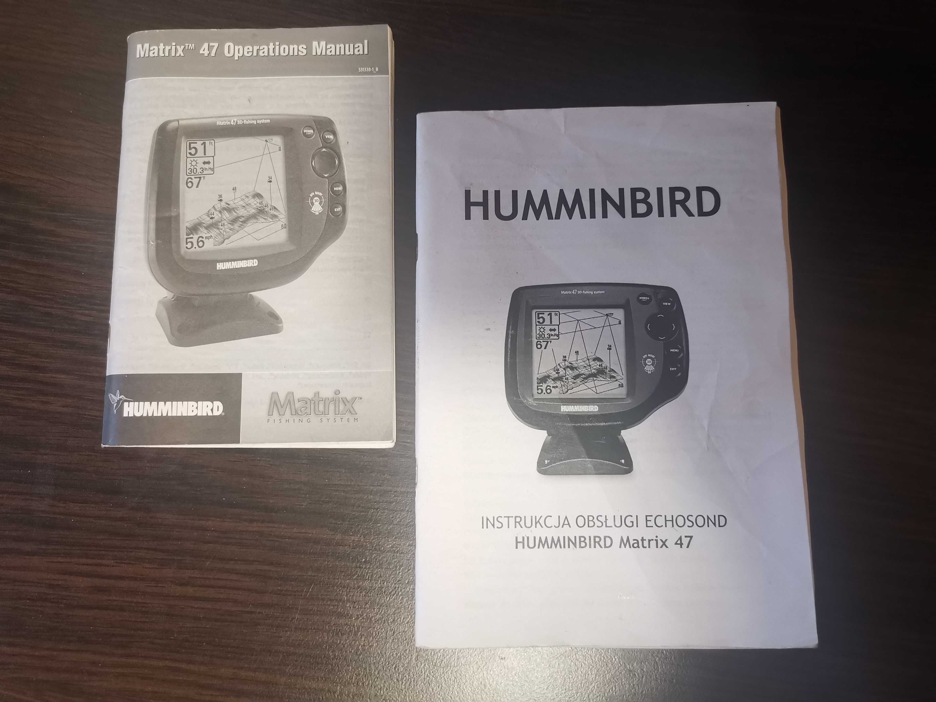 Echosonda Humminbird Matrix 47 3D -fishing system