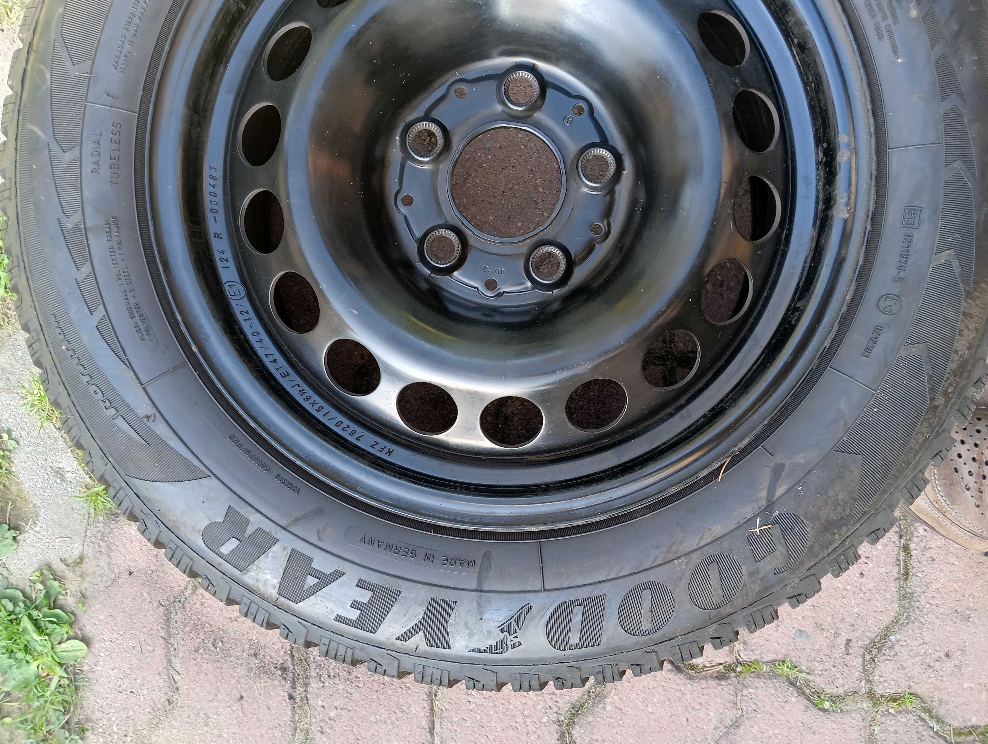 Koło  15 " Mercedes B ,C , E  klasa  itp - jak nowe , zapas , KFZ 7620
