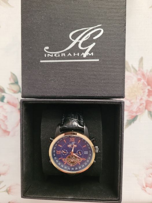 Przepiękny zegarek automatyczny Ingraham