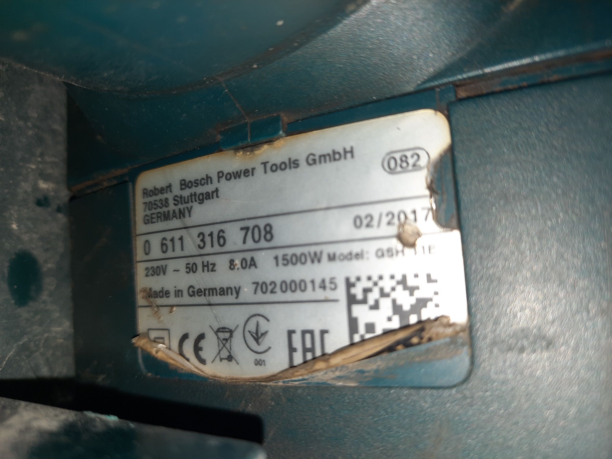 Bosch GSH 11e, молоток отбойный/відбійний