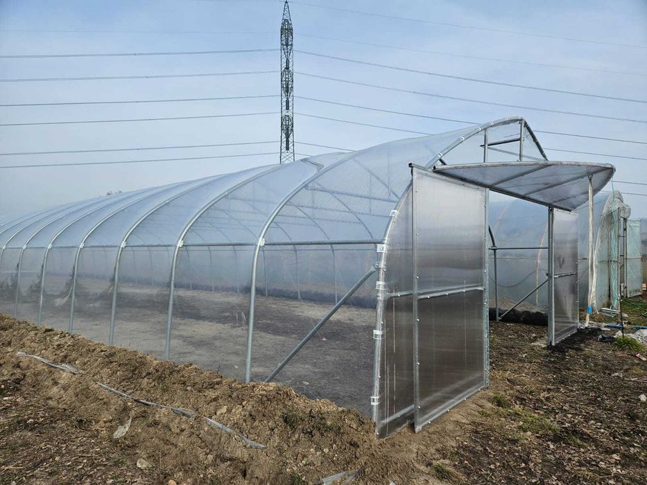 tunel foliowy, tunele foliowe , pomidor , ogórek , kwiaty 7m x 30x3,3m