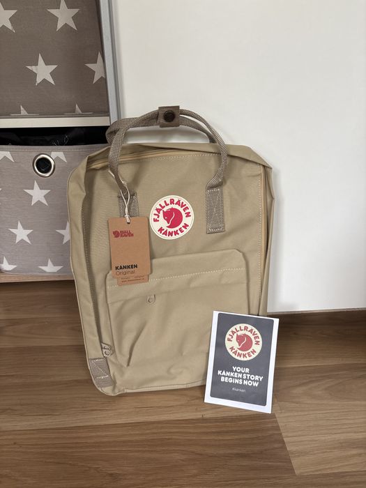 Plecak fjallraven kanken beżowy 16L