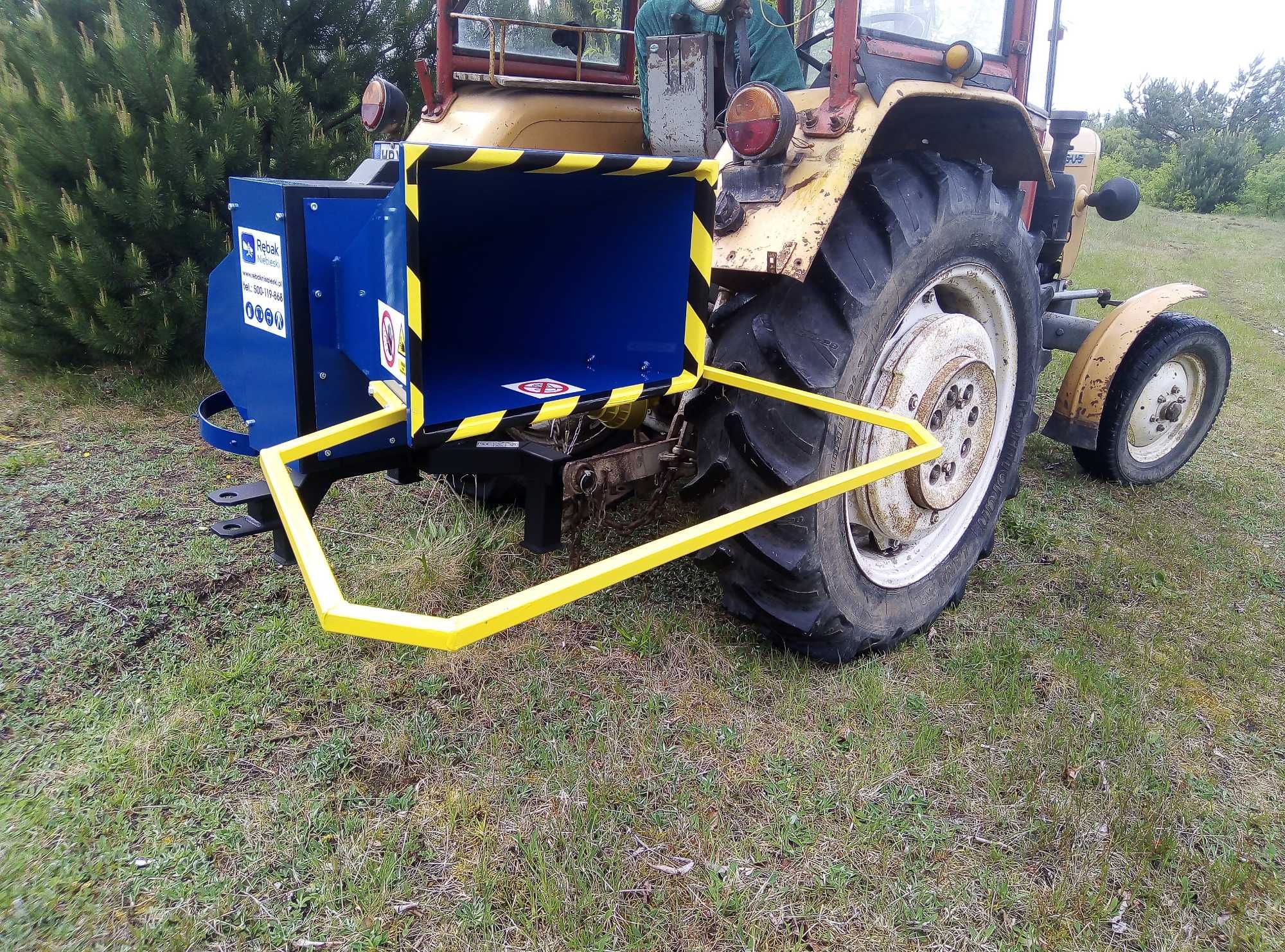 RĘBAK W102- do 11cm-do traktora np C330 T25 C360 John Deere MF 255 235