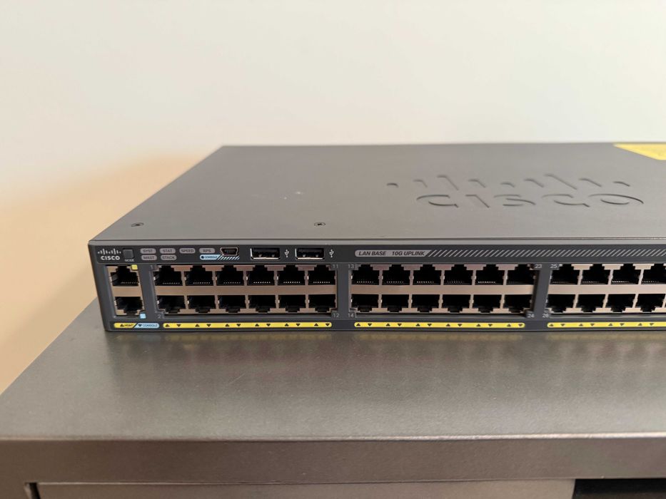 Коммутатор Cisco Catalyst WS-C2960X-48TD-L Uplink SFP+ 10Gb Нал/безнал