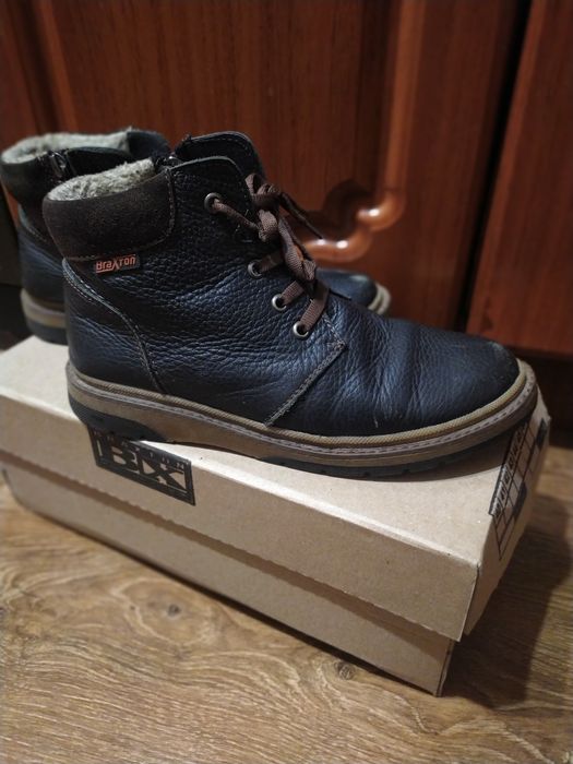 Шкіряні чобітки Braxton