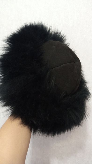 Папаха кавказька,папаха чорна,папаха натуральна,шапка гірська M-L