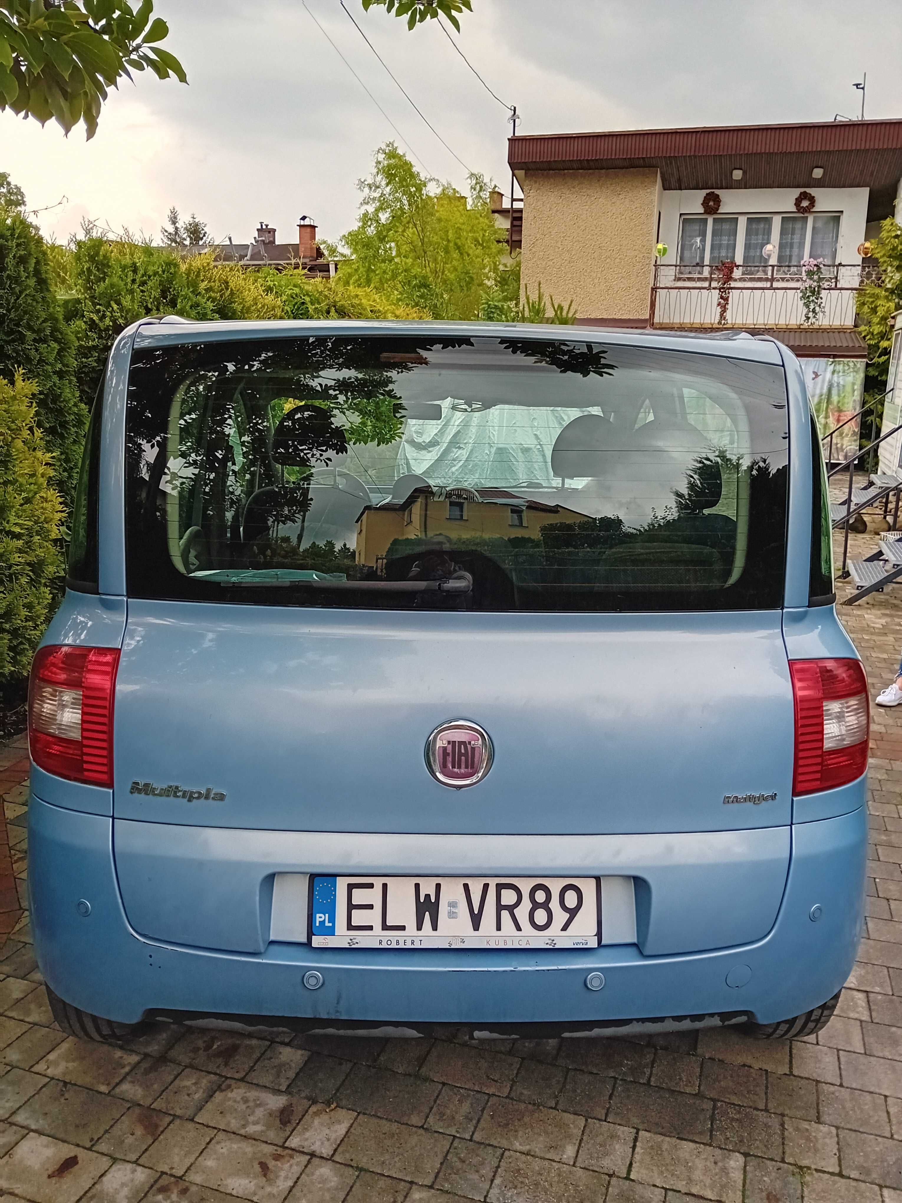 FIAT MULTIPLA 2006r Niebieski - błękitne niebo